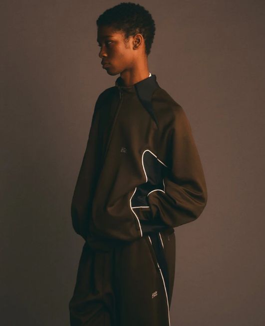 OG LOGO TRACK PANTS / Brown x Black