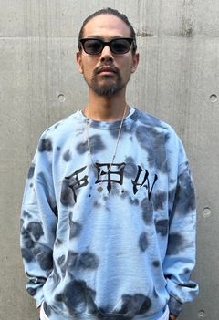 F.T.W. TIE DYE SWEAT SHIRT / L.BLUE / タイダイスウェット