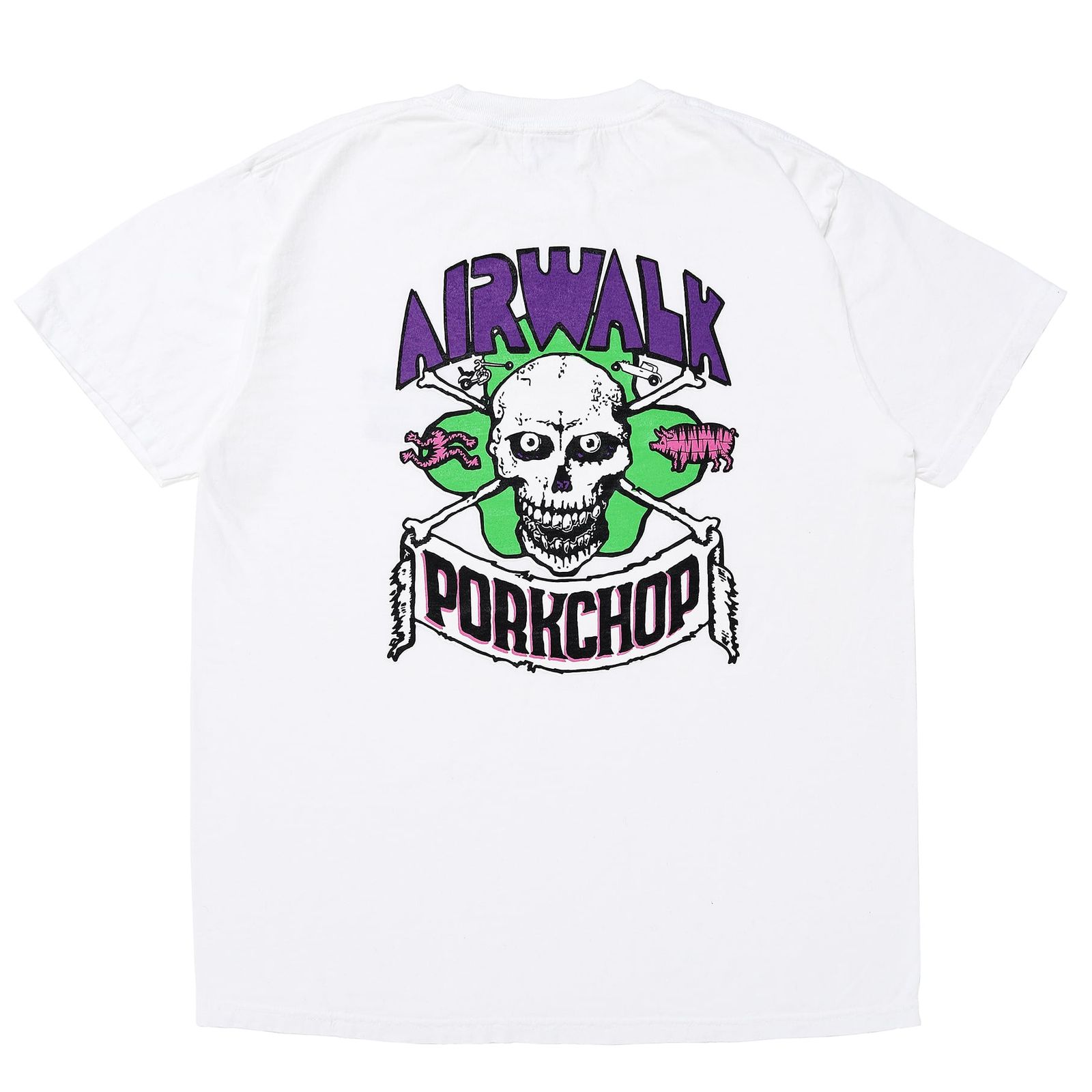 AP SKELETON TEE / WHITE / エアーウォークコラボ / プリントティー