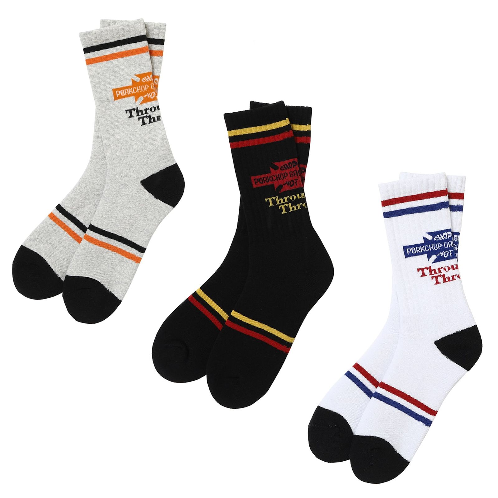 BAR&SHIELD SOX / GRAY