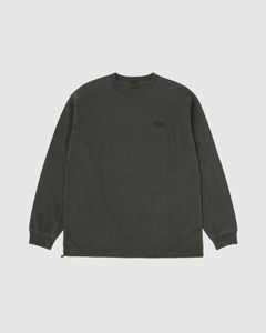 PIGMENT DYED L/S TEE / COAL