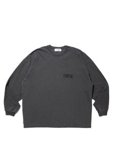 Pigment Dyed L/S Tee / BLACK /  ピグメント加工ロングスリーブティーシャツ