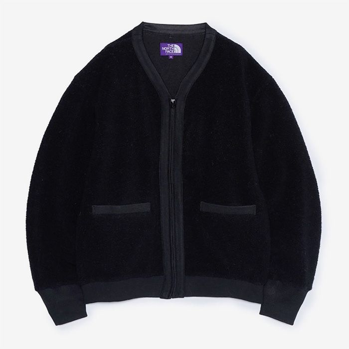 PLAS Fleece Field Cardigan / K(Black)