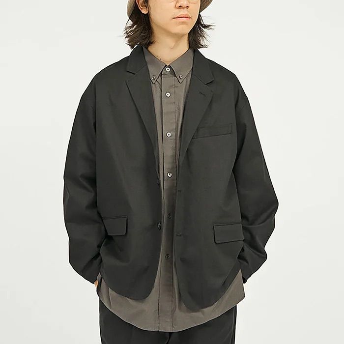 FreshService - CORPORATE CHINO JACKET / BLACK | Stripe Online Store