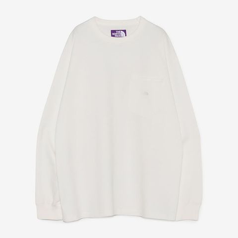 8oz Field Long Sleeve Pocket Tee / OW(Off White)
