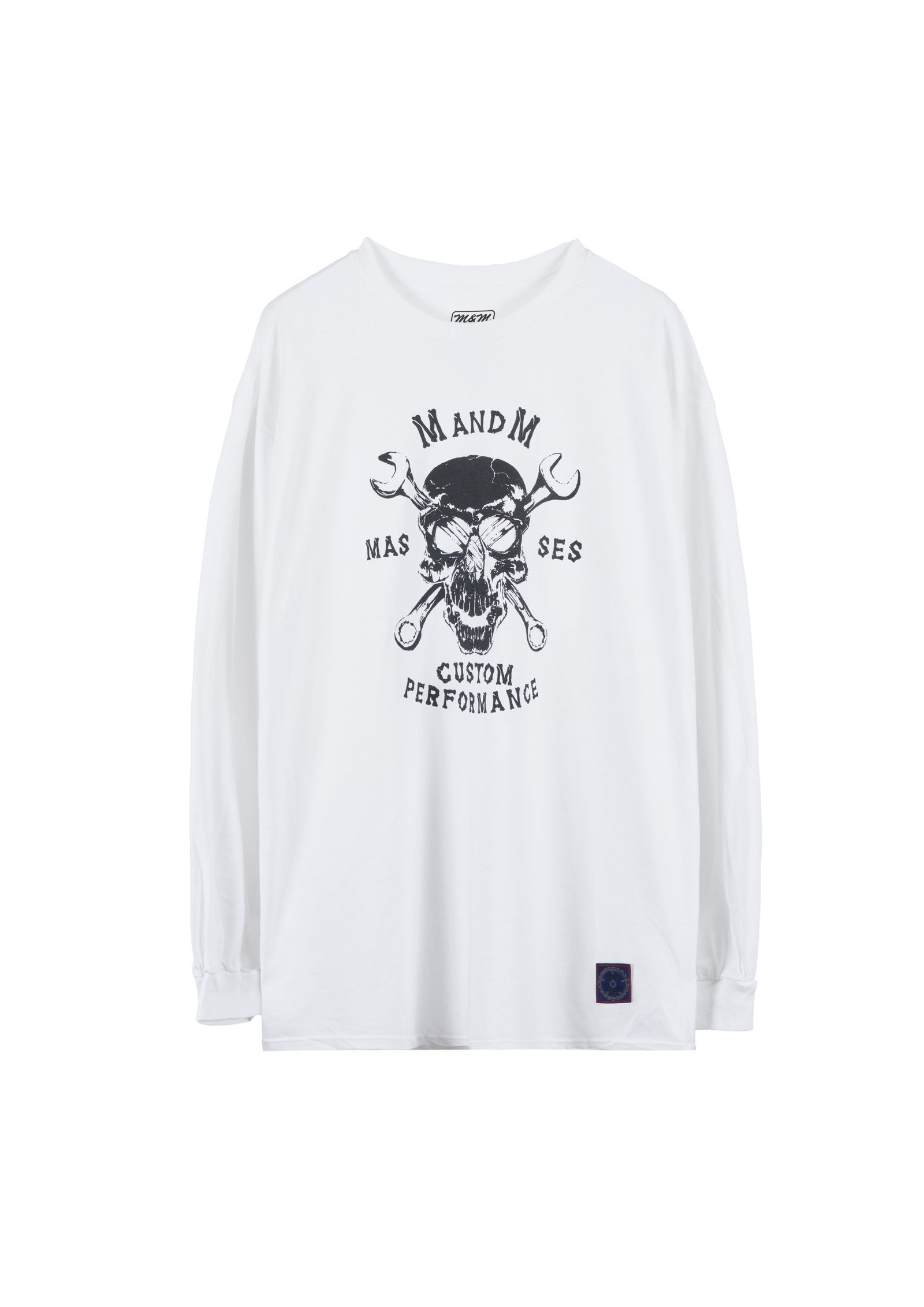 M&M CUSTOM PERFORMANCE - M&M MASSES T-SHIRT SKULL WRENCH L/S