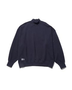 LIGHT OZ MOCK NECK SWEAT / NAVY