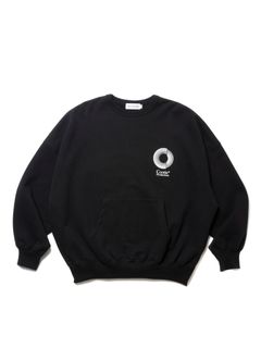 Open End Yarn Heavy Oz Sweat Crew / BLACK /  ヘビーオンススウェット