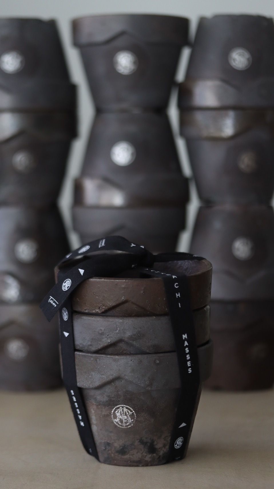 MASSES×YAMABACHI takero pot / IRON CHARCOAL / 芽の巣山