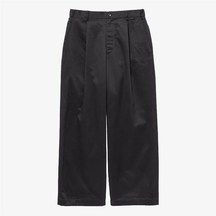 Westpoint Chino Wide Straight Trousers / Black