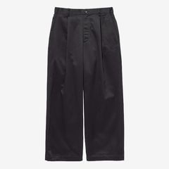 Westpoint Chino Wide Straight Trousers / Black