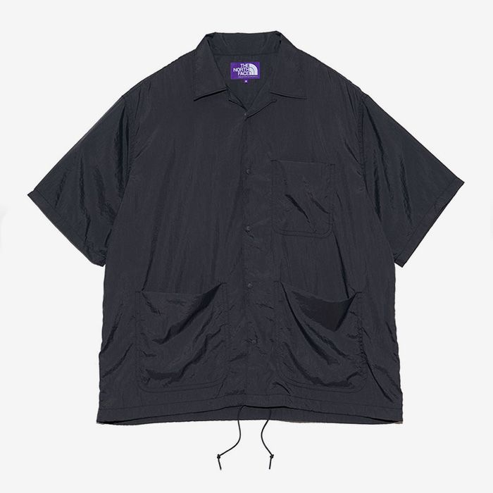 Nylon Taffeta Field S/S Shirt / AH(Asphalt Gray)