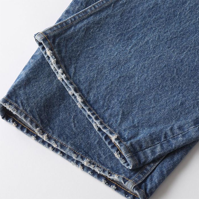 WASHED DENIM PANTS | WASHED BLUE