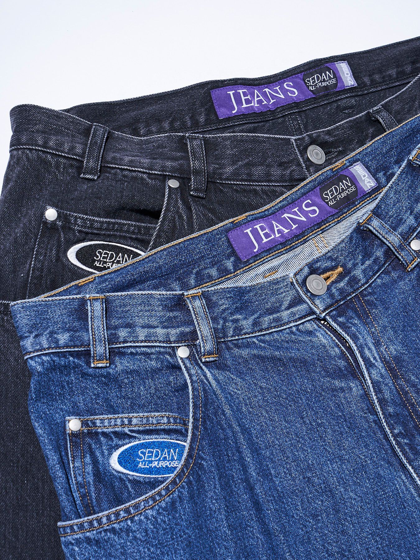 SEDAN ALL-PURPOSE - Oval Logo Denim Pant | Stripe Online Store