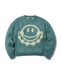 SMILE MOHAIR SWEATER / LIGHT BLUE / モヘアセーター / FS1904