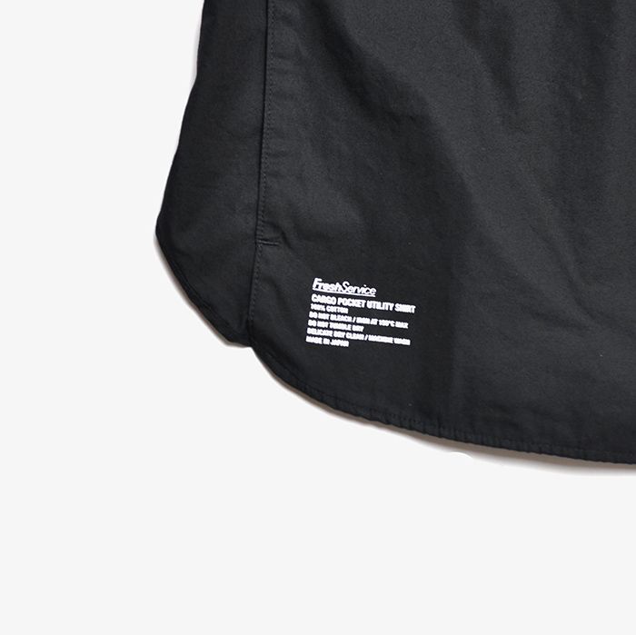 Cargo Pocket Regular Collar Utility Shirt / カーゴポケットレギュラーカラーユーティリティーシャツ - F