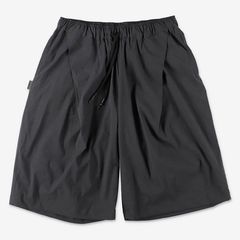 NYLON BAGGY LONG SHORTS  | CHARCOAL