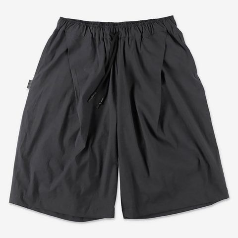 NYLON BAGGY LONG SHORTS  | CHARCOAL