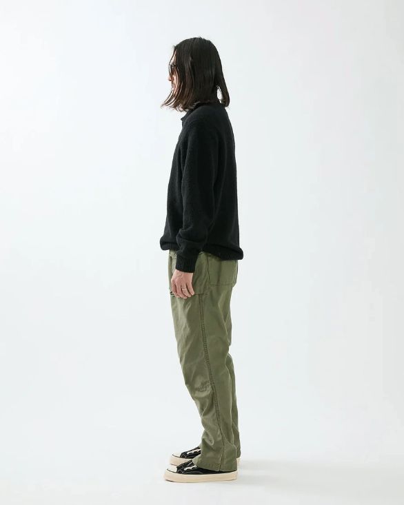 TROOPER 4P TROUSERS COTTON BACK SATIN VW / OLIVE / カーゴトラウザーズ
