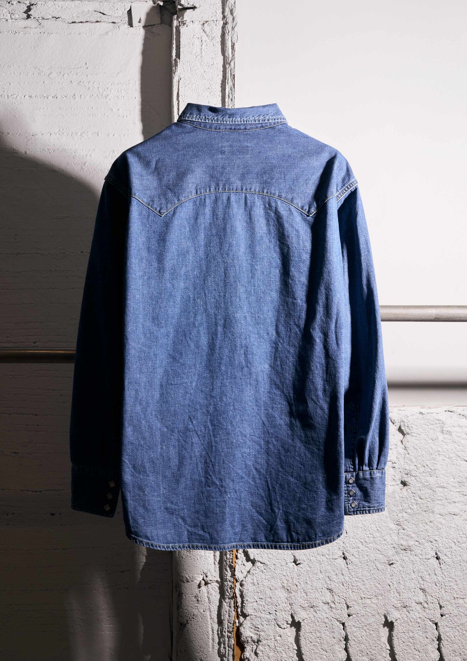 DENIM SHIRT H.WASH / INDIGO / デニム シャツ