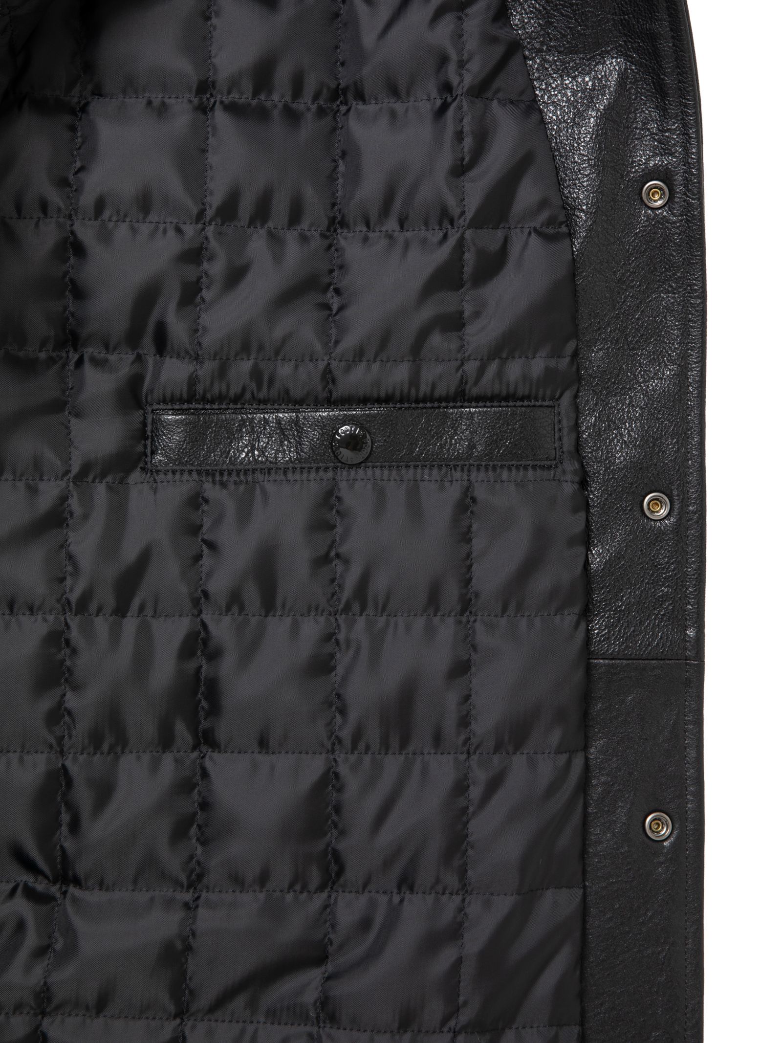 Sheepskin Coach Jacket / BLACK / レザージャケット