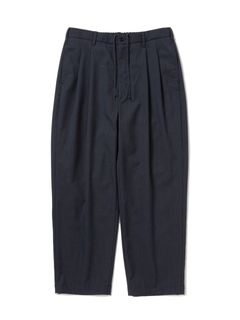 T/W Saxony 2 Tuck Wide Easy Trousers / GRAY /  2タックイージーパンツ / CTE-25A107