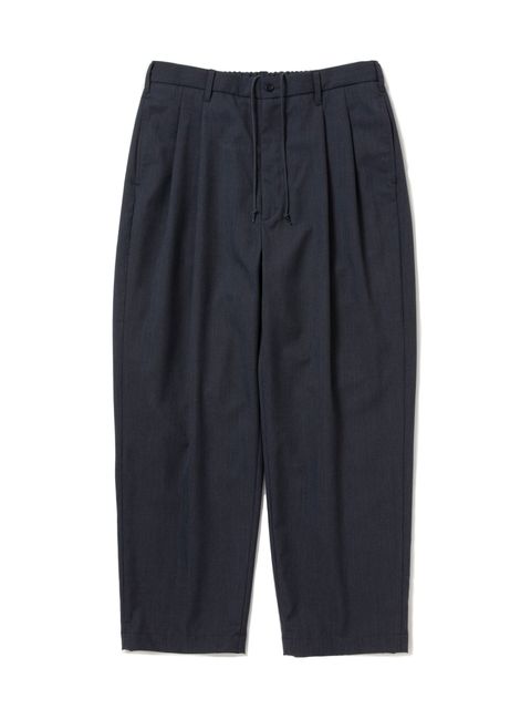 T/W Saxony 2 Tuck Wide Easy Trousers / GRAY /  2タックイージーパンツ / CTE-25A107