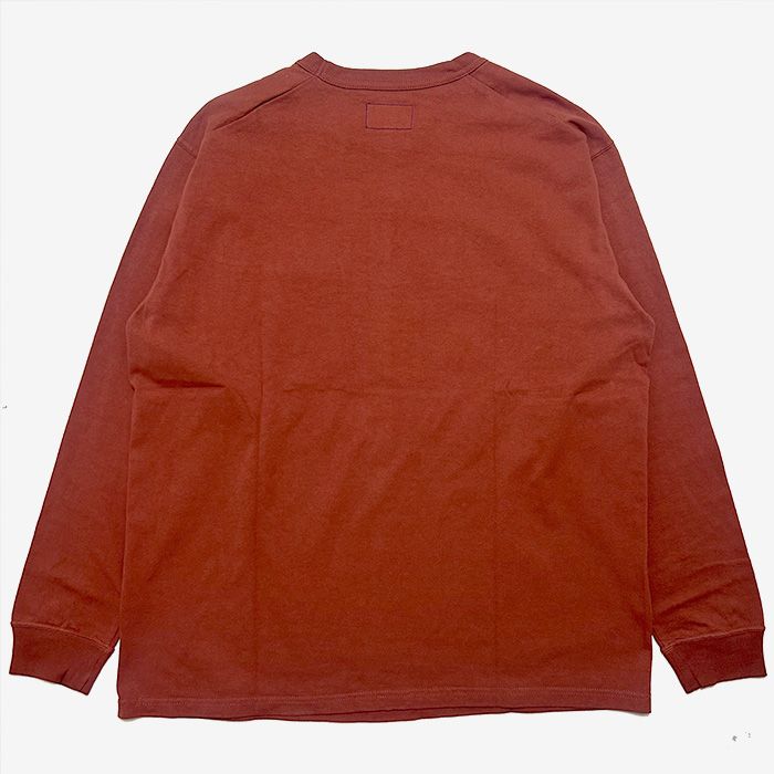 8oz Field Long Sleeve Pocket Tee / RU(Rust)