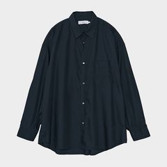Broad L/S Oversized Regular Collar Shirt / NAVY