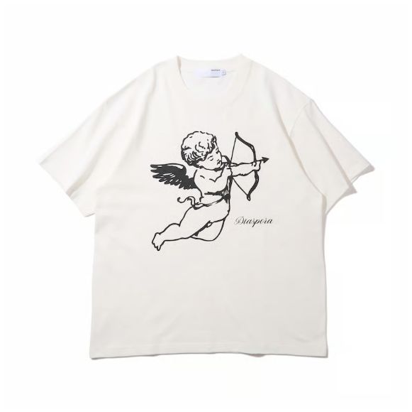 Cupid Tee / White /  シルクスクリーンプリントティー