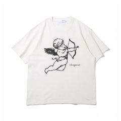 Cupid Tee / White /  シルクスクリーンプリントティー