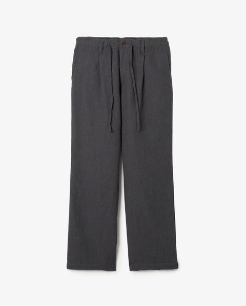 LABORER EASY TROUSERS WOOL COTTON TWILL / HEATHER CHARCOAL / トラウザーズ
