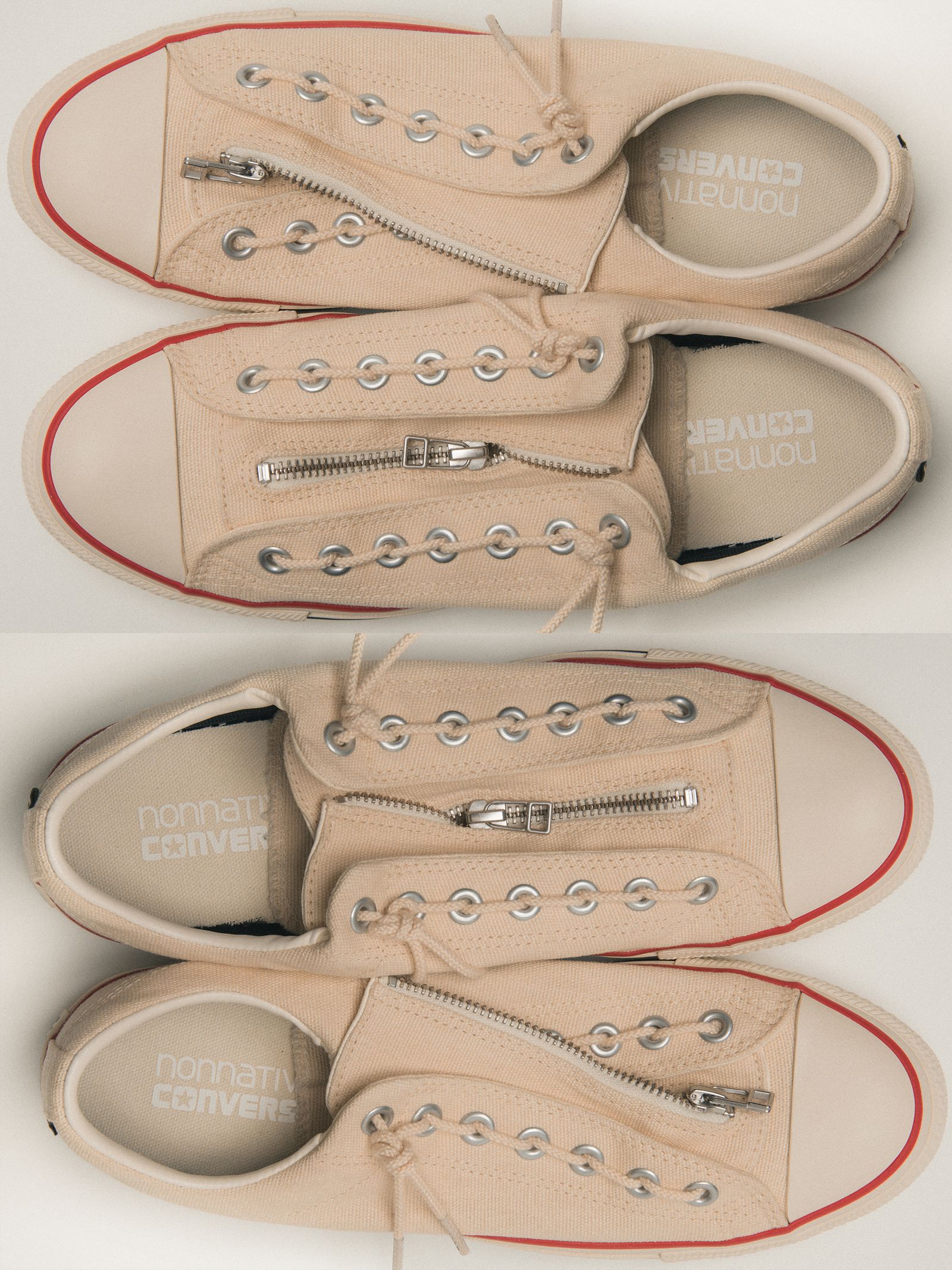 CONVERSE × nonnative ALL STAR GORE-TEX CENTERZIP OX / NN / IVORY