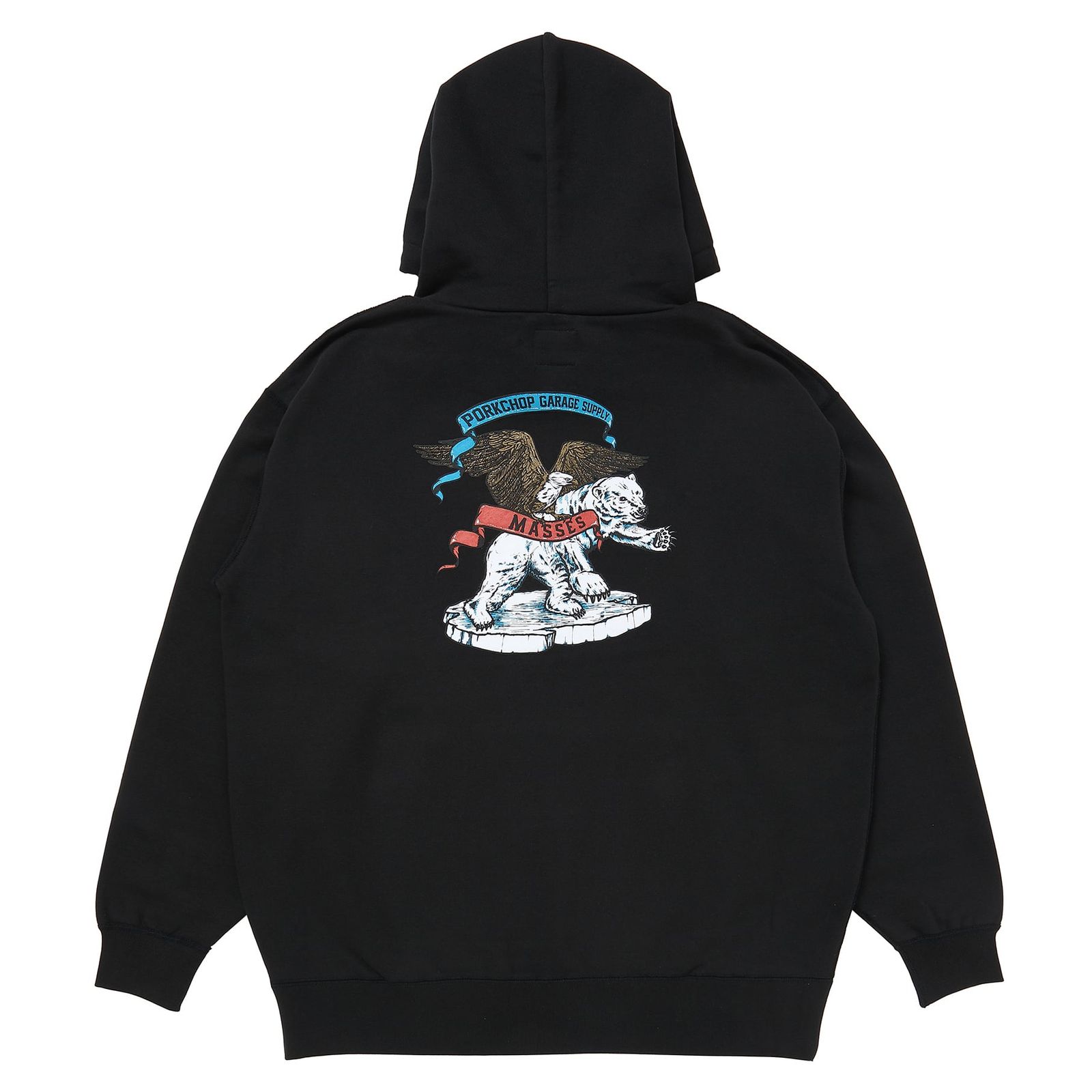 POLAR BEAR P HOODED / GRAY / マシスコラボレーションパーカー