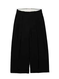 EWP 2 Tuck Trousers / BLACK /  バラクータ / 2タックトラウザーズ / BRCT-CTE25S-101