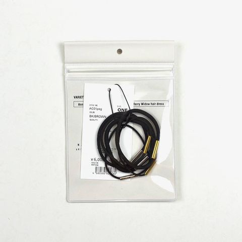 AC01peg HAIR RUBBER / BK / BROWN