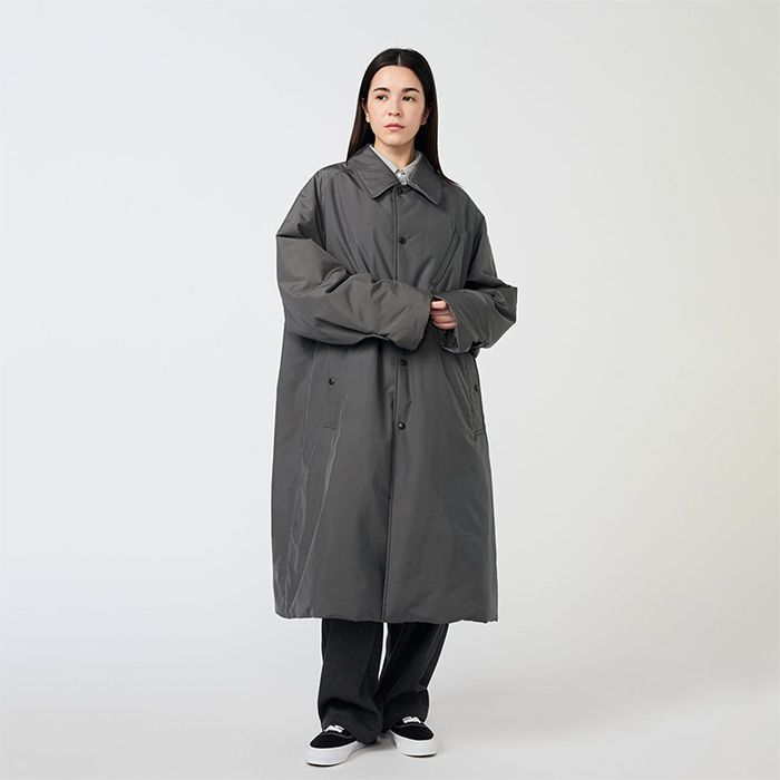 UNISEX / Insulation Soutien Collar Coat / AH(Asphalt Gray)
