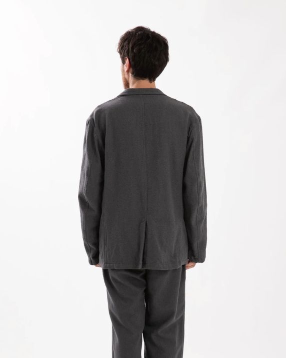 LABORER 4B JACKET WOOL COTTON TWILL / HEATHER CHARCOAL / 4ボタンジャケット
