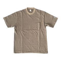 Horizontal Striped S/S Tee / Gun Smoke Striped