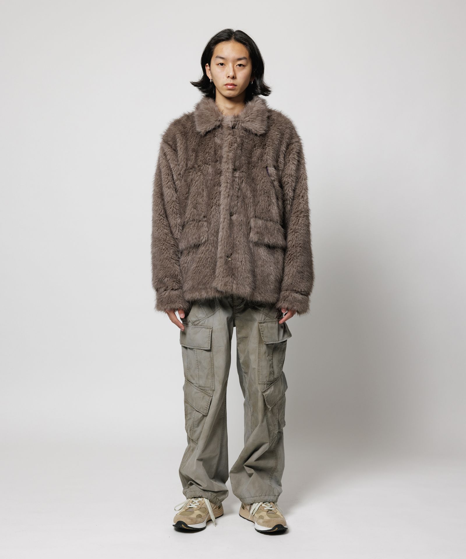 FUR COAT / BLACK / ファーコート