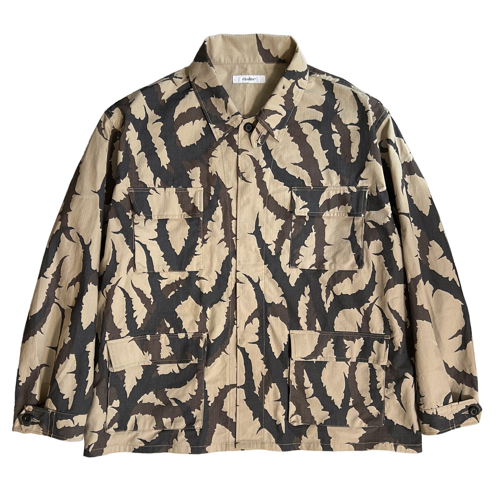 •TRIBAL CAMO BDU JACKET  / BEIGE / BDUジャケット