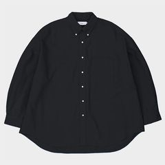 Oxford L/S Oversized B.D Shirt / Black