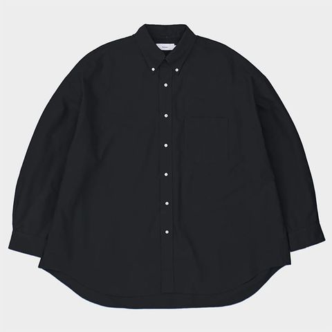 Oxford L/S Oversized B.D Shirt / Black