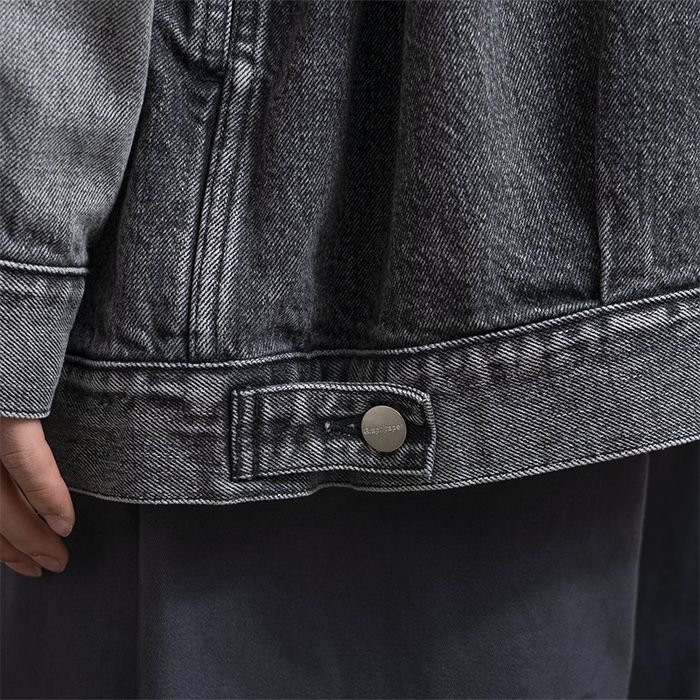 Selvage Denim Jacket  -LIGHT FADE- / BLACK LIGHT FADE