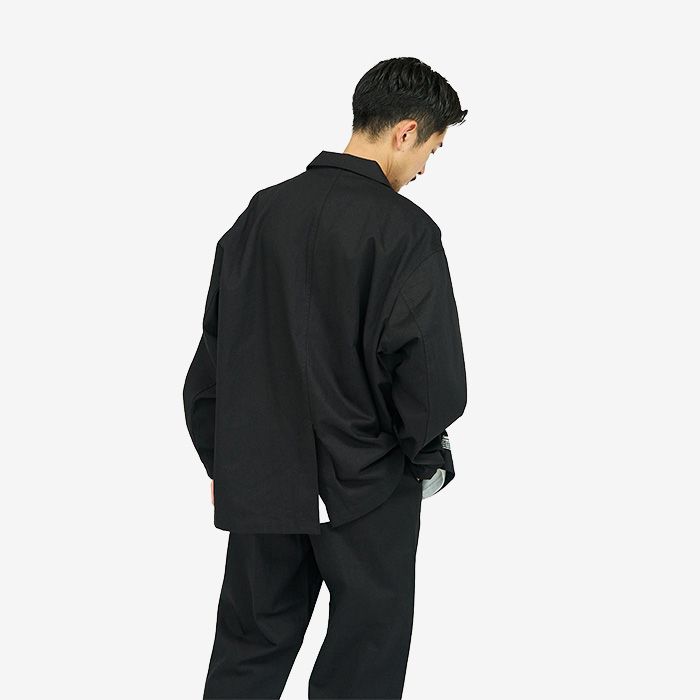 CORPORATE CHINO JACKET / BLACK