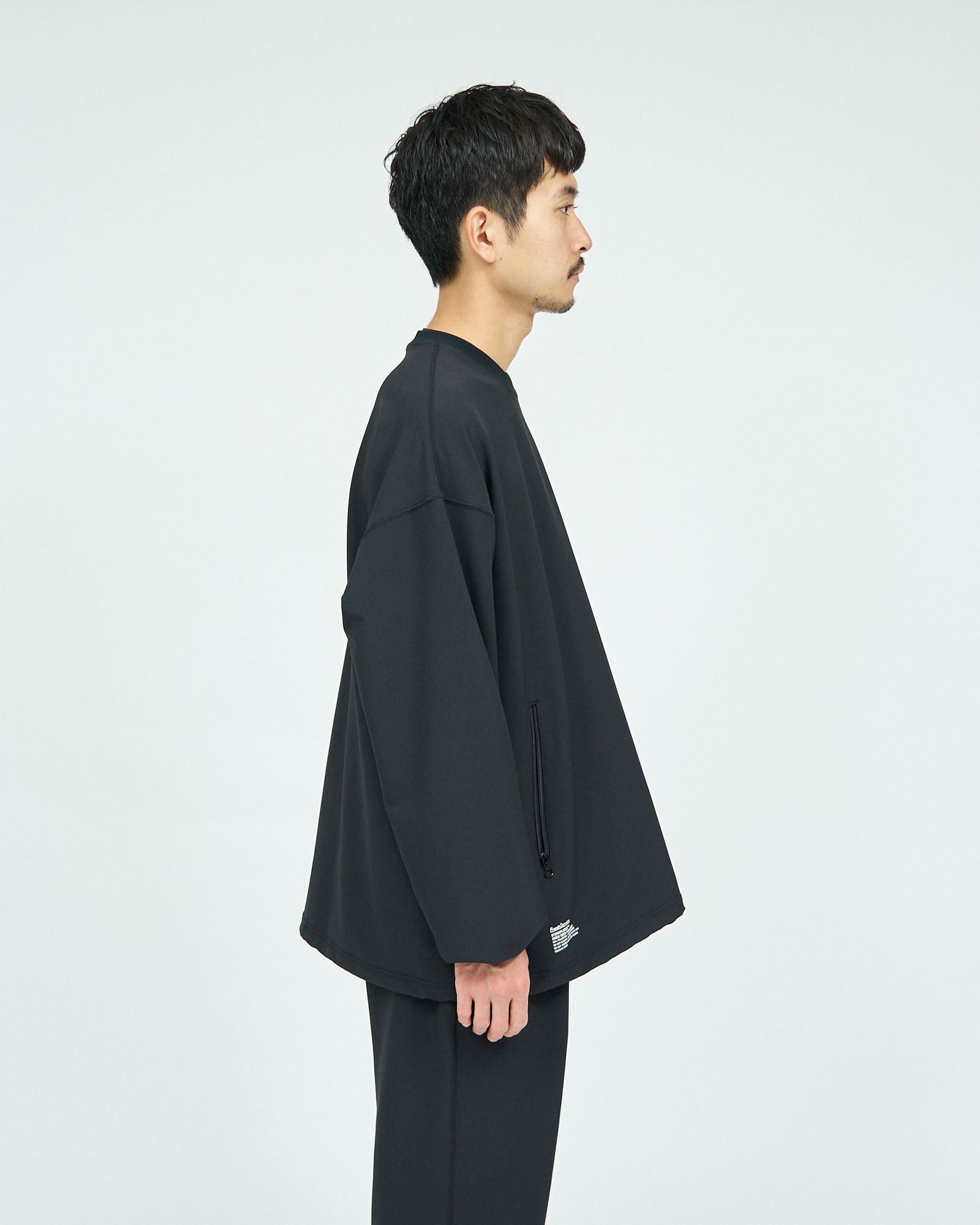 STORMFLEECE CREW NECK PULLOVER / BLACK