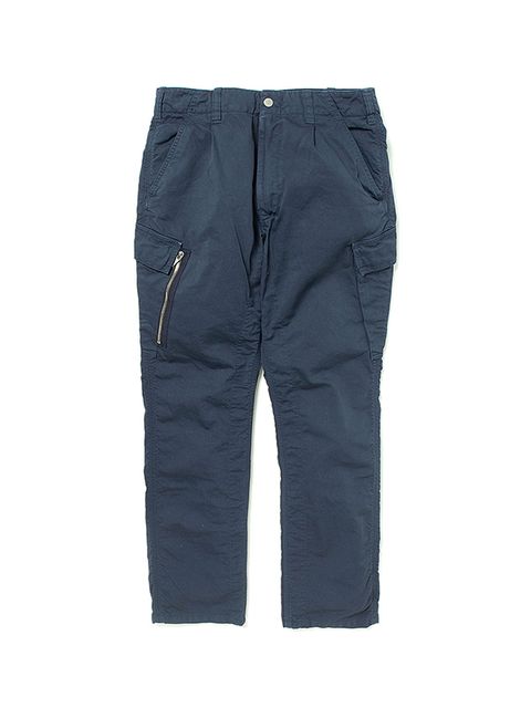 SOLDIER 6P TROUSERS COTTON GERMAN CODE CLOTH OVERDYED / NAVY