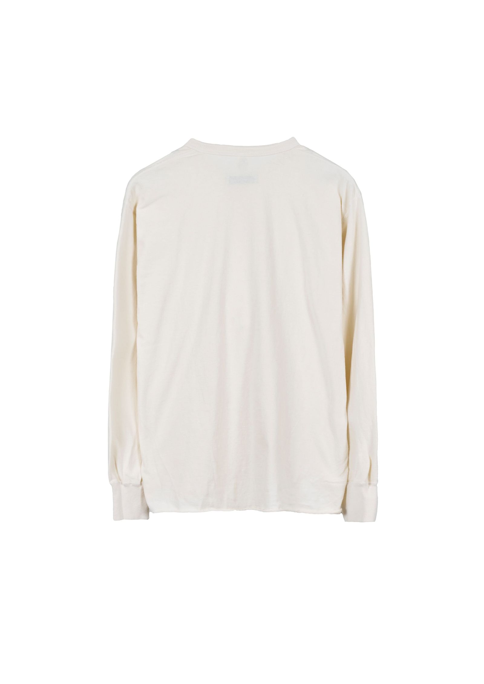 HEALTHKNIT HENRY NECK L/S / BLACK&NATURAL / 2パックロングスリーブティー