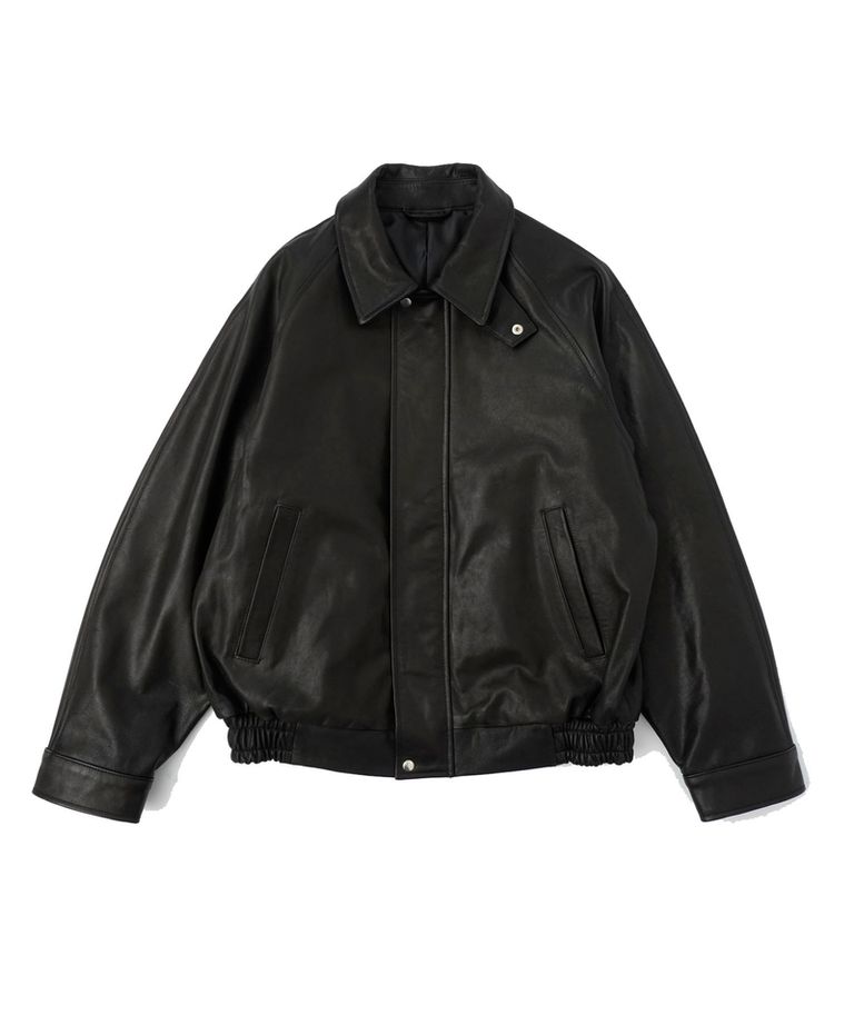 UNIVERSAL PRODUCTS - GOATLEATHER DRIZZLER JACKET / BLACK | Stripe 