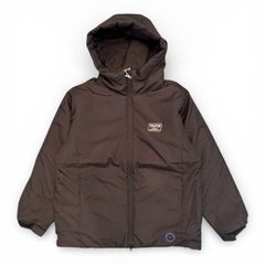 Insulated Full Zip Parka / BLACK / 中綿入りフーデッドジャケット